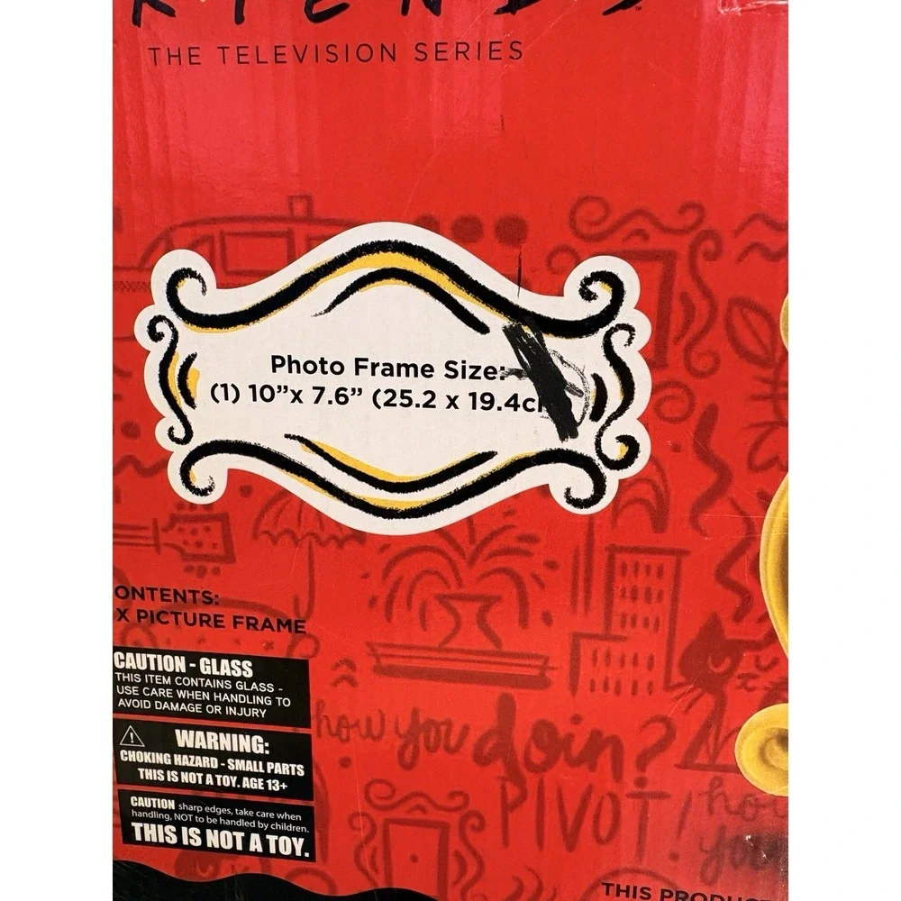 Friends TV Show Monica's Yellow Peephole Door Frame High Quality
